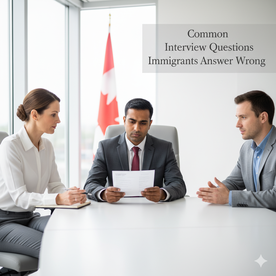10 Questions Immigrants Answer Wrong in Canadian Interviews — And How to Fix Them